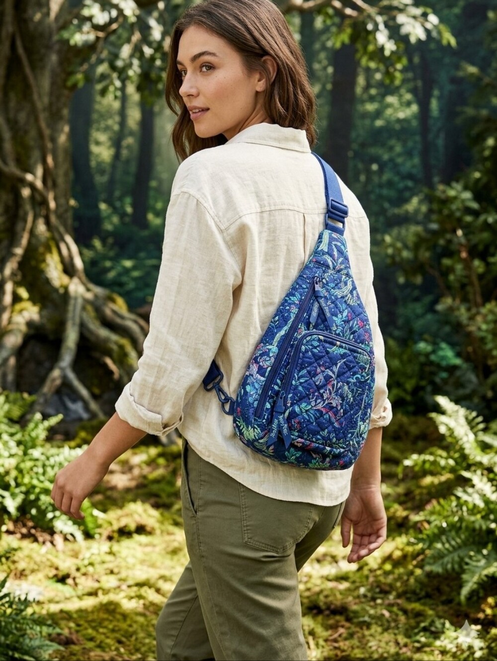Vera Bradley x Harry Potter Forbidden Forest Sling Backpack Bag Retired Rare